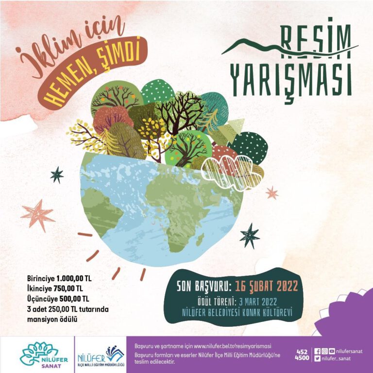 Öğrenciler iklim için çizecek