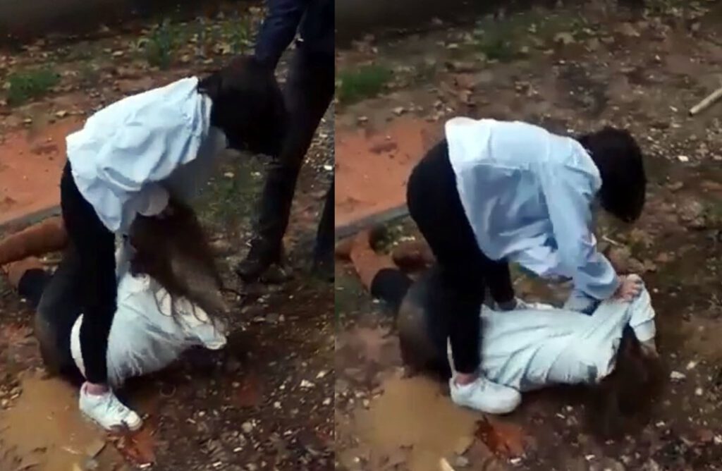 Genç kızların kavgası olay yarattı!