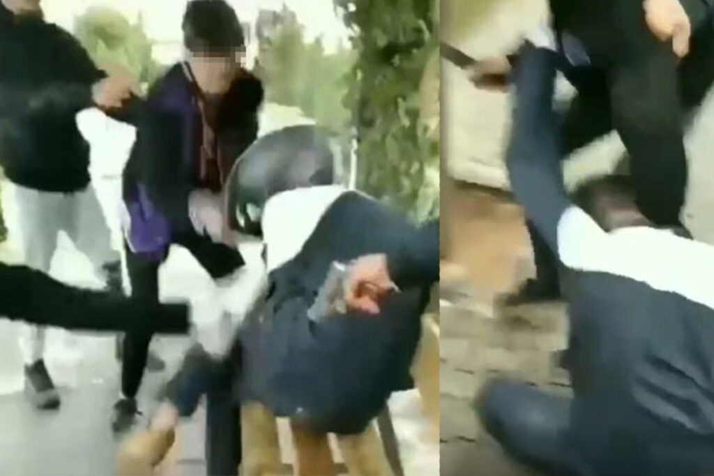 Dehşet anları kamerada! Genci öldüresiye dövdüler