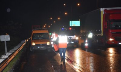 Otoyolda vahşet! Yanan valizin içerisinden ceset çıktı