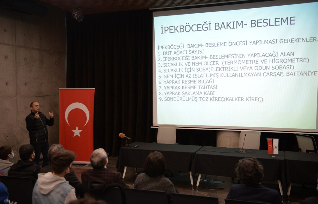 Osmangazi’de ipek böceği yetiştiriciliği kursu