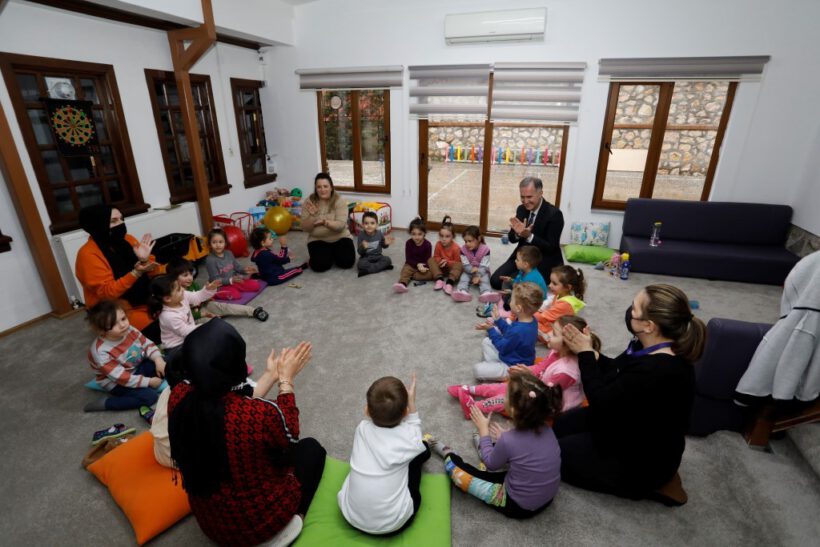 Beşinci Mevsim Kreşi yeni yerinde hizmete girdi