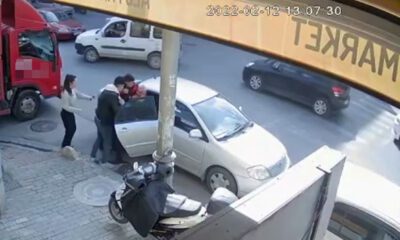 Miras için nişanlısıyla dayısına saldırdı, o anlar kamerada!