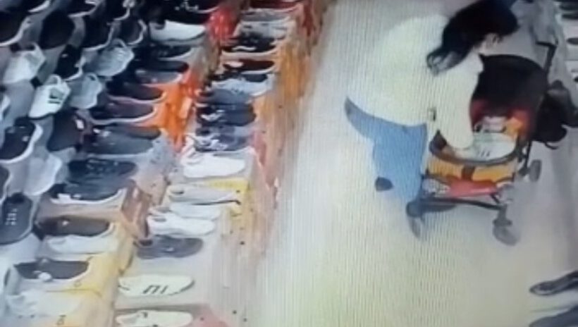 Anne hırsız bebeğini suçuna ortak etti