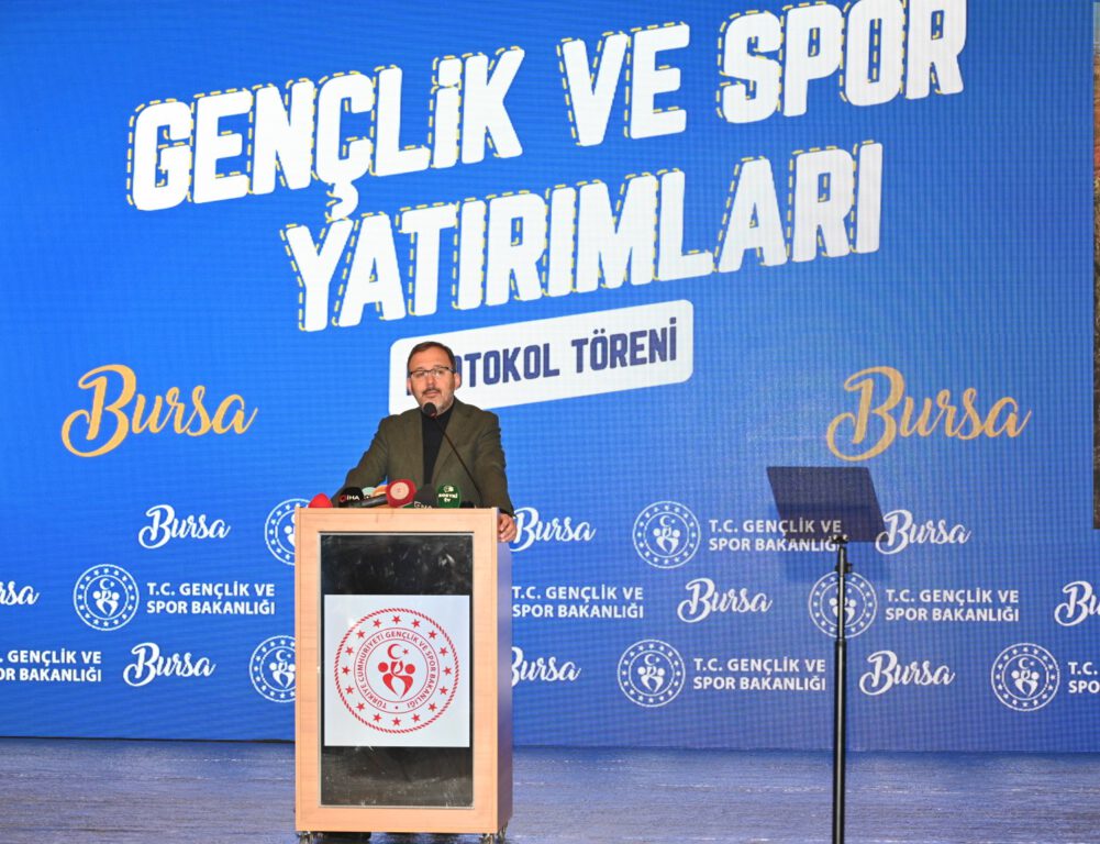 Gençlik ve Spor Bakanlığı’ndan Bursa’ya yatırım yağmuru