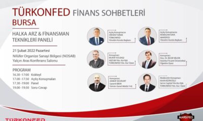 Bursa, Türkonfed Finans Sohbetleri’ne ev sahipliği yapmaya hazırlanıyor