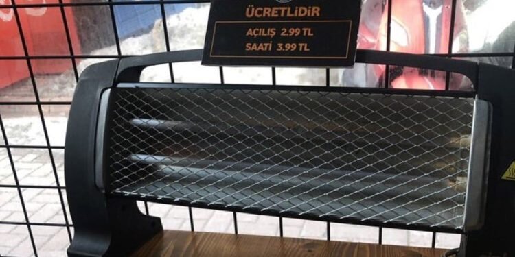 Kafelerden ısıtıcı tarifesi! Saati 5 TL…