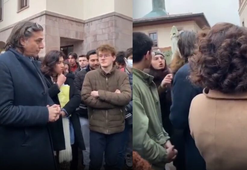 Koç Üniversitesi karıştı: Dekan, öğrencisinin üzerine yürüdü