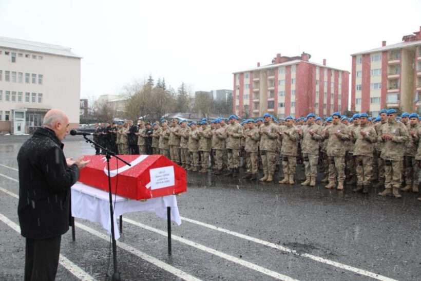Bingöl’de uzman çavuşa veda