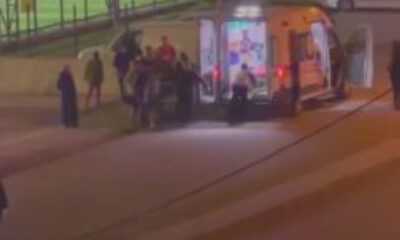 Bursa’da halı sahada maç oynayan bir kişi aniden fenalaştı