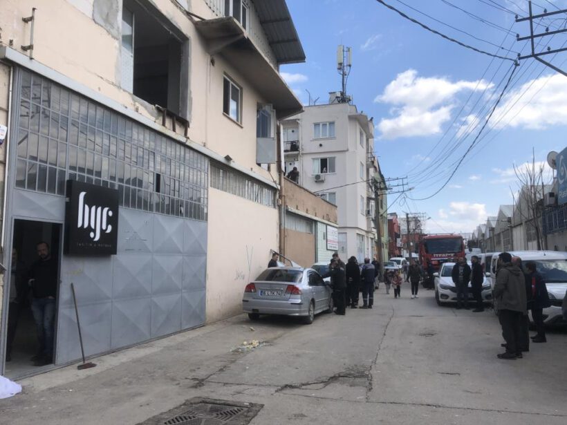Bursa’da nakış atölyesinde korkutan patlama