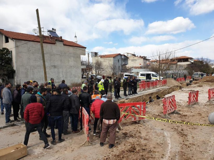 Denizli’de göçük altında kalan işçi hayatını kaybetti