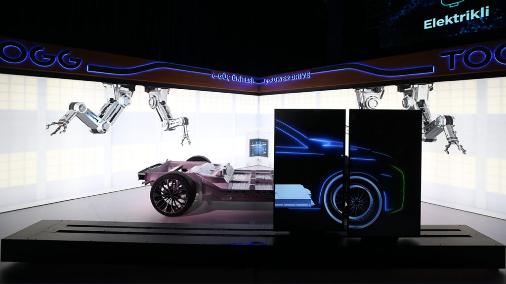 TOGG robotları iş başında