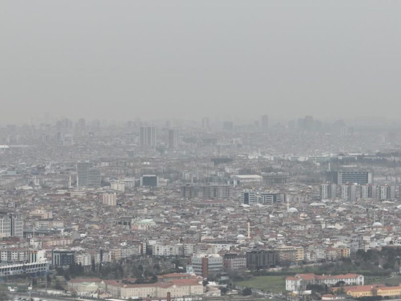 Afrika çöl tozları İstanbul semalarında