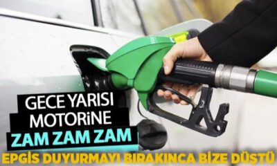 Motorine bir zam daha bekleniyor