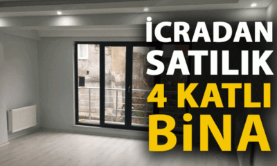 Bursa Osmangazi’de 150 m² arsa üzerindeki dört katlı binanın 1/4 hissesi satılıktır