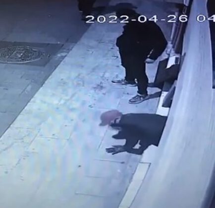 Sürüngen hırsızlar kamerada