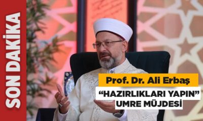 Prof. Dr. Ali Erbaş’tan Umre müjdesi
