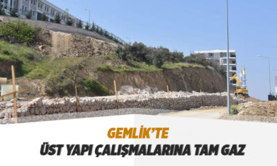 Gemlik’te üst yapı çalışmaları sürüyor