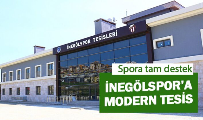 İnegölspor’a modern tesis