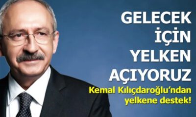 Kılıçdaroğlu’ndan yelkene destek