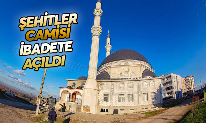 Şehitler Camisi ibadete açıldı