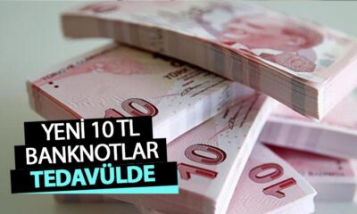 Merkez Bankası yeni 10 TL’lik banknotları tedavüle veriyor