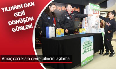 Yıldırım’da geri dönüşüm günleri başladı