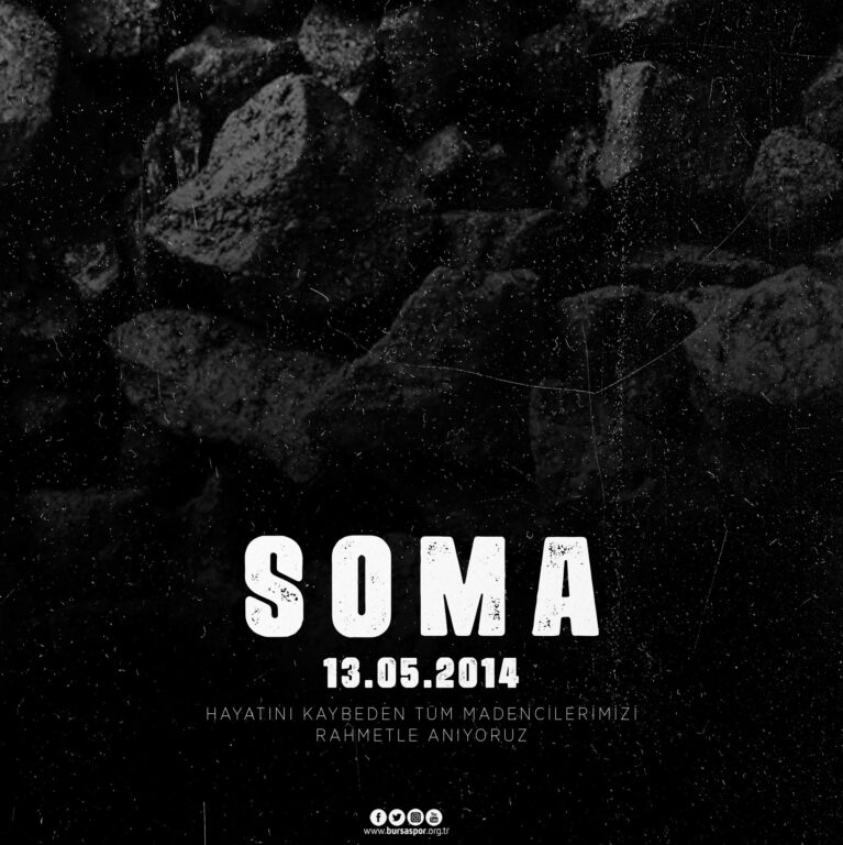 Bursaspor Kulübü, Soma faciasını unutmadı