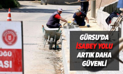 Gürsu İsabey yolu artık daha güvenli olacak