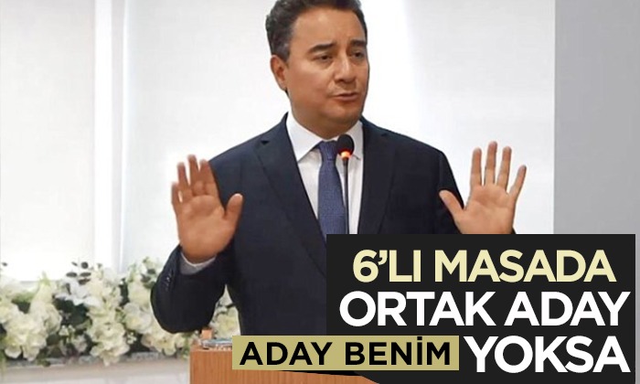 Babacan: Ortak aday olmadığı anda DEVA’nın adayı benim