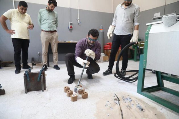 BTÜ Döküm Laboratuvarı faaliyete geçti