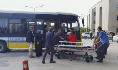 Toplu taşıma şoförü fenalaşan kadın yolcuyu hastaneye yetiştirdi