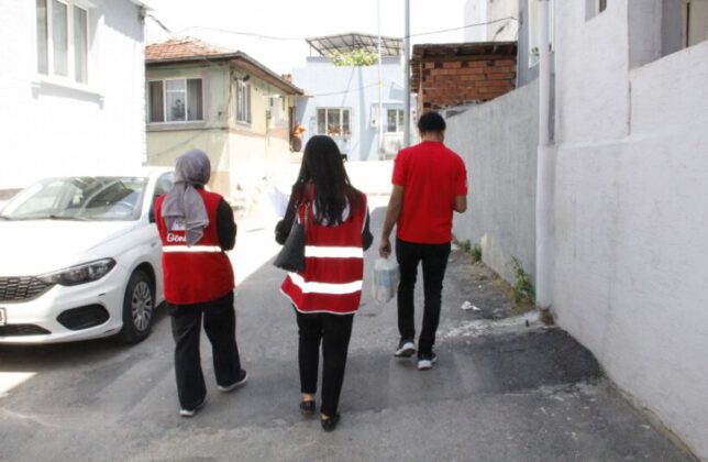 Kızılay Bursa ekipleri 350 kişiye yardım ulaştırdı