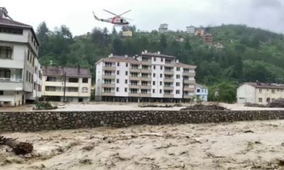 Selin vurduğu Bozkurt’ta vatandaşlar helikopterle tahliye edildi