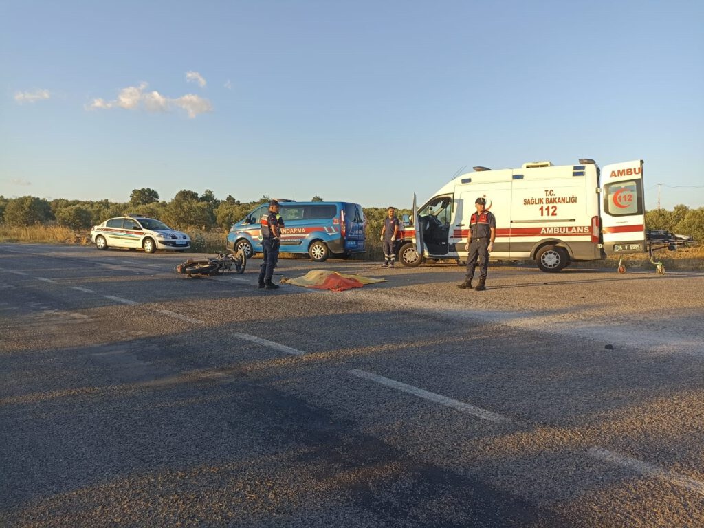 Dikili’de feci kaza: 1 ölü, 1 ağır yaralı