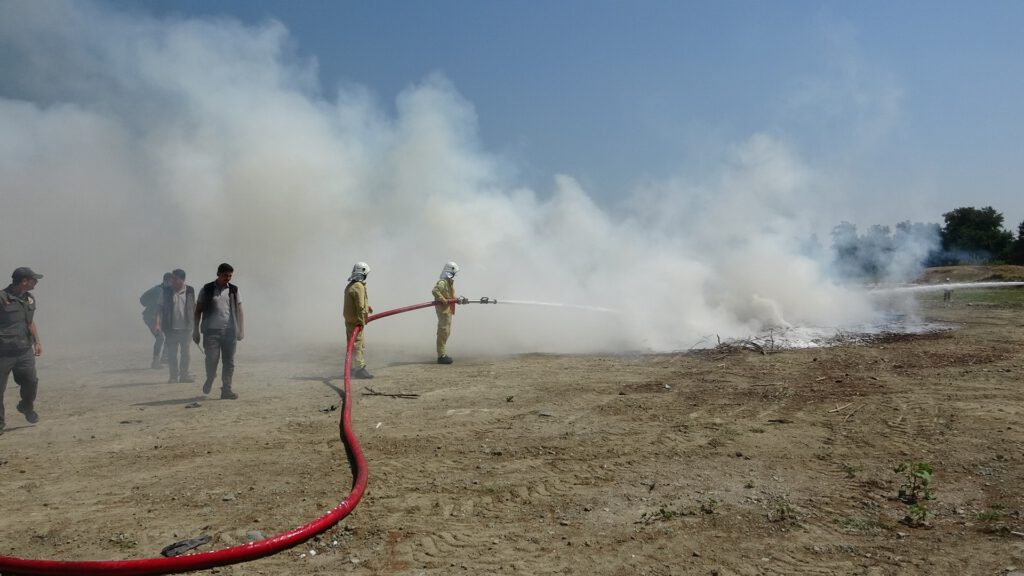 Hatay’da orman yangın tatbikatı yapıldı