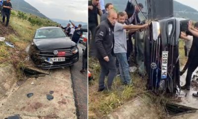 Meclis Başkanı Şentop, kazanın ardından yaralıları ziyaret etti
