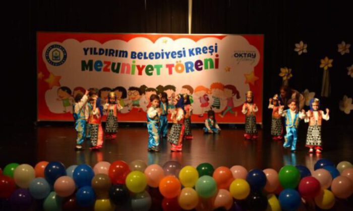 Yıldırımlı miniklerin mezuniyet heyecanı