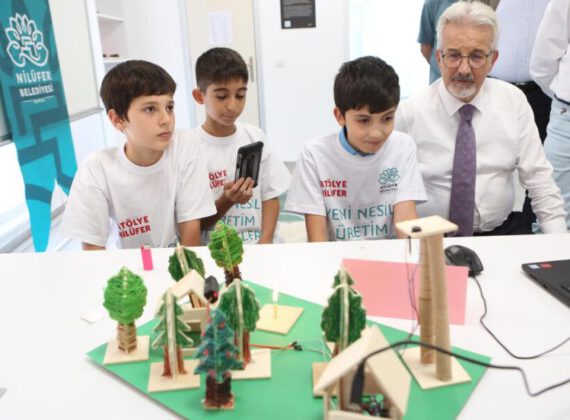 Nilüferli çocuklar iklim dostu projelerini sergiledi
