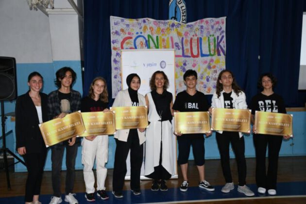 Örnek projede sertifika heyecanı