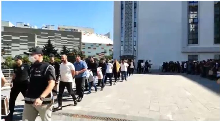 ‘Demir Yumruk’ Operasyonu zanlıları adliyeye sevk edildi