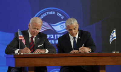 ABD ve İsrail, İran’ın nükleer silahlarını reddettikleri ortak bildiri imzaladı