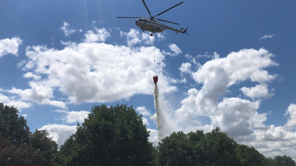 Kırklareli’nde başlayan orman yangınına müdahale ediliyor
