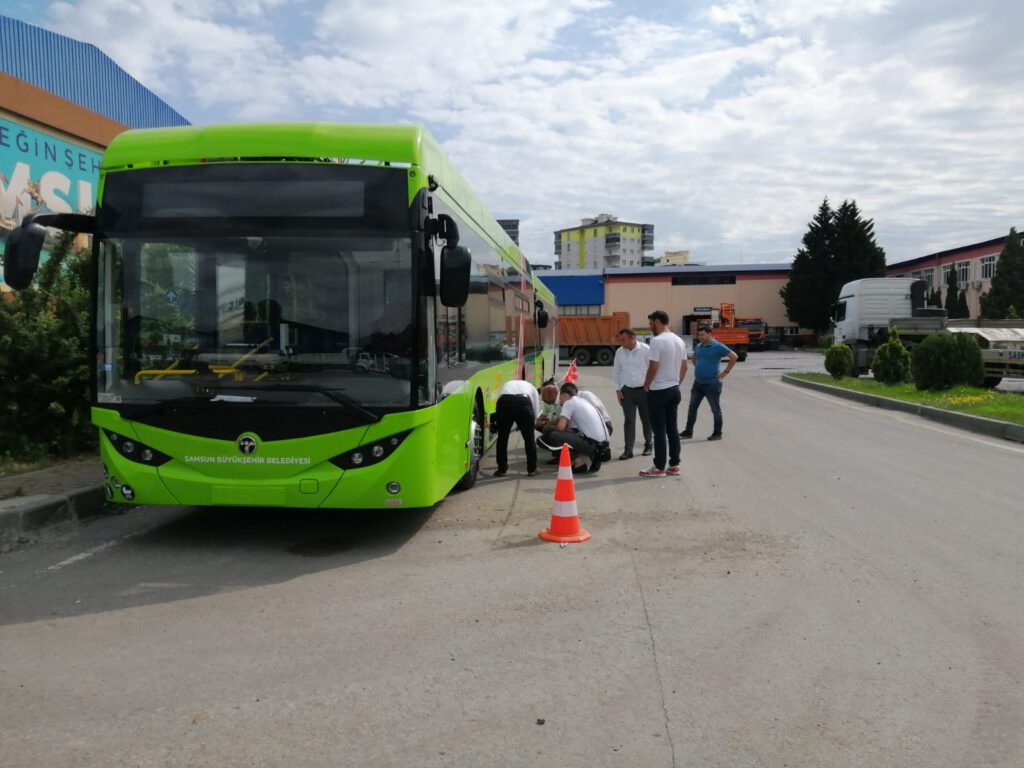 Samsun’da elektrikli otobüs dönemi başlıyor
