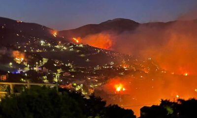 Atina’daki orman yangını ikinci gününde devam ediyor