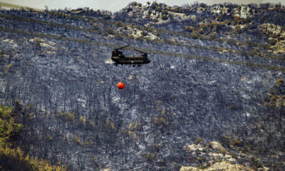 Yunanistan’daki orman yangını kontrol altına alınamıyor
