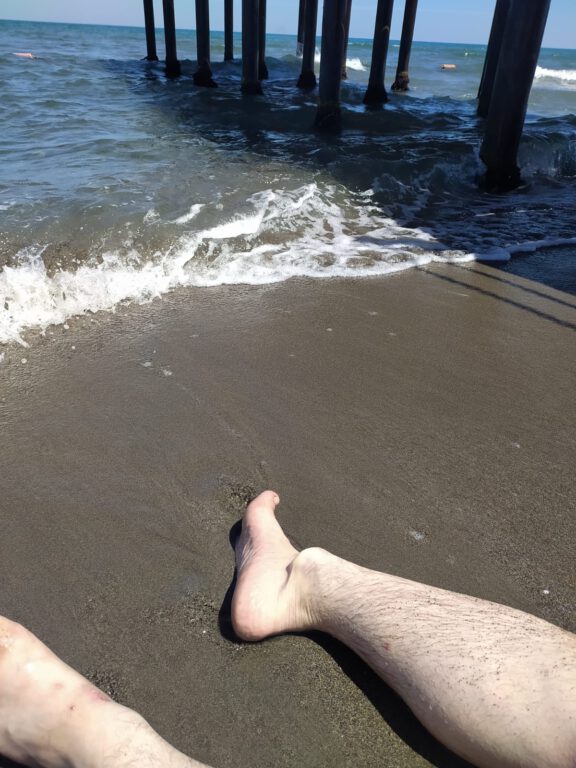 Derin sandığı iskeleden atlayınca olanlar oldu