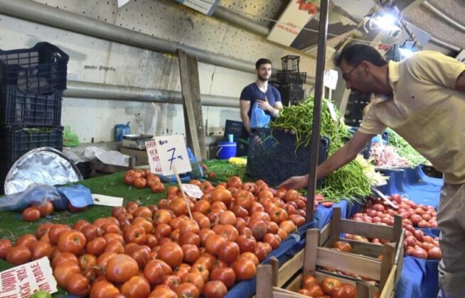 Bursa’da pazarın ateşi düştü