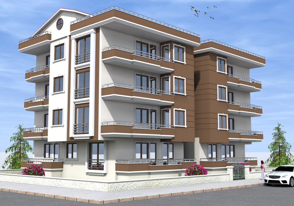 Bursa Osmangazi’de 137 m² arsa üzerindeki dört katlı bina satılıktır